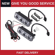 Universal Car Daytime Running Light Bar Bumper Grille Driving Fog Lamp Pack Of 2