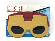 Marvel IRON MAN Sun Staches kids shades sunglasses gift DC STOCKING STUFFER