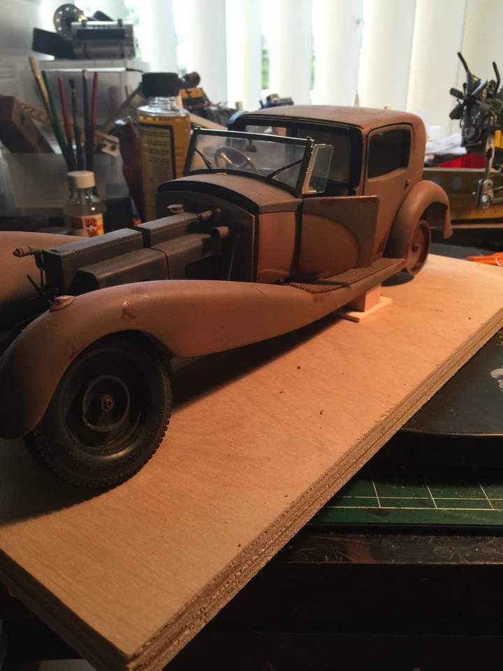 Franklin Mint 1931 Bugatti Royale Coupe de Ville Metal 1:16 Unfinshed Project - Image 4 of 4