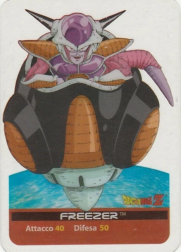 Lamincards Dragon Ball Z Edibas Serie Argento FREEZER N 34