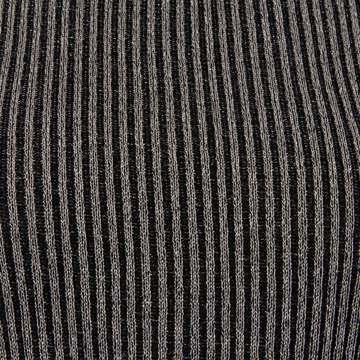 64095 auth CHRISTIAN DIOR black & silver viscose LUREX 64095 auth CHRISTIAN DIOR black & silver viscose LUREX