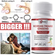 60 Capsule 1600Mg Best-Male Enlarger Thicker Longer Bigger Growth 4" Enlargement