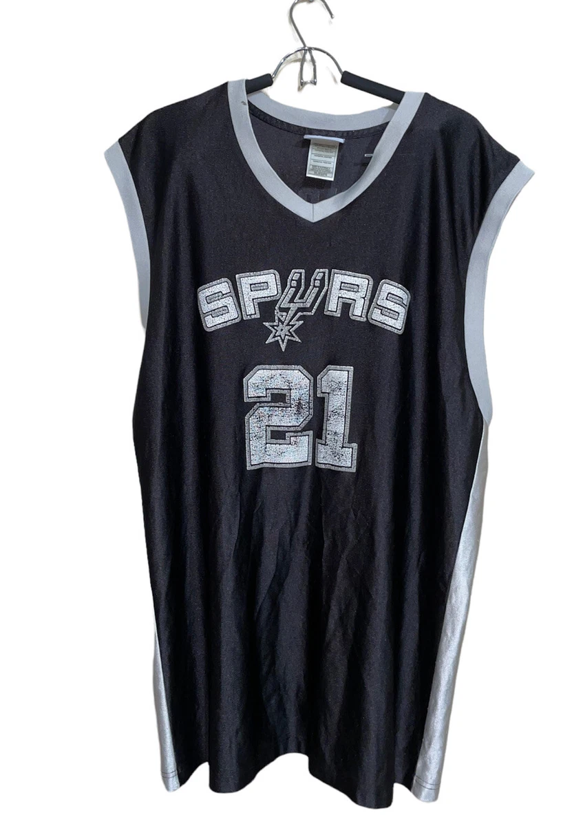 Tim Duncan 21 San Antonio Spurs Jersey 2X Mens NBA eBay