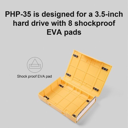 Hard Drive Case for 3.5inch HDD Carrying Protective Portable Hard Drive - Photo 2/13