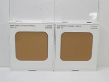 CLINIQUE EVEN BETTER COMPACT MAKEUP #7 CREAM CHAMOIS REFILL PACKET *LOT OF 2*