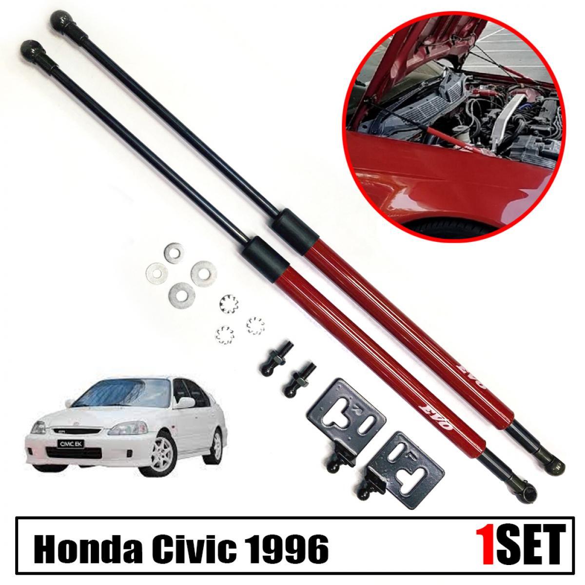 EK EK3 シビック　CIVIC ホンダ　HONDA純正　トノカバー 1996-2000 Honda Civic EJ EK SET Hood Shock Front Bonnet Struts