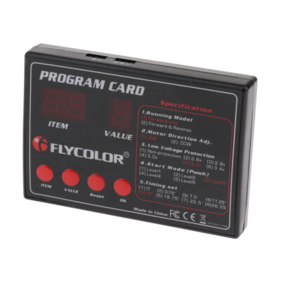 ESC Programmierkarte Programm Box für Brushless RC Boot LCD Display