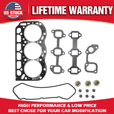 CarBole Top Valve Gasket Set for Briggs & Stratton 825528, Daihatsu DM950 DM950D