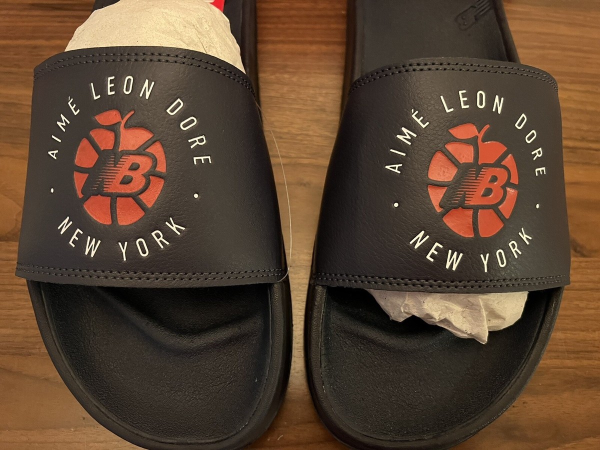 26㎝【在庫あり】AIME LEON DORE NEW BALANCE SLIDES NAVY New Balance x Aime Leon Dore ALD Slides Sandals Size 12