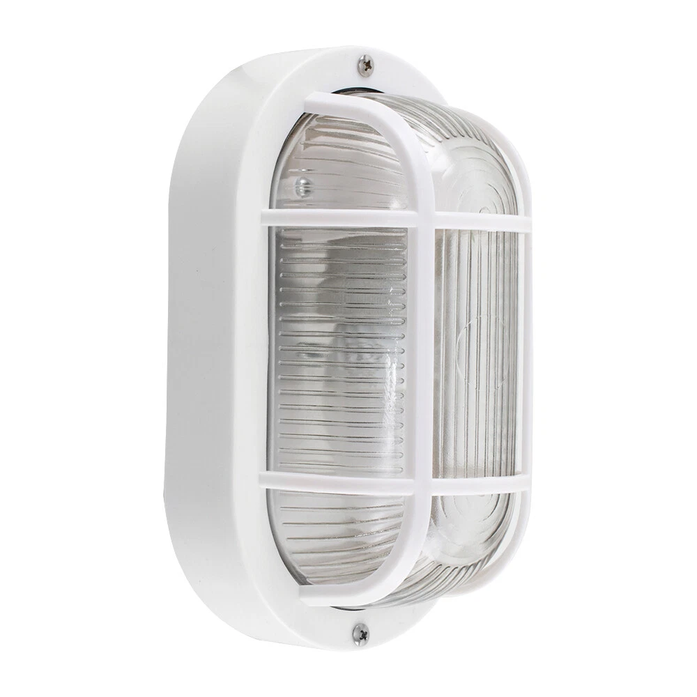 Modern Outdoor Garden Security Bulkhead Wall Light IP44 Rated LED Bulb Lighting  - Picture 11 of 15