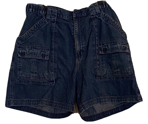Blue Jeans Denim Elastic Waist Sides 