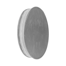 Galvanized Metal Duct End Cap - 8 Inch Fit - Available in Different Sizes to ...