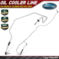 2x Transmission Oil Cooler Line for Chevrolet Silverado 2500 GMC Yukon Cadillac