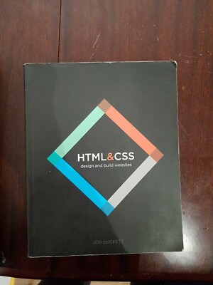 HTML & CSS: Design and Build Web Sites,  Good Condition Book, Jon Duckett, I