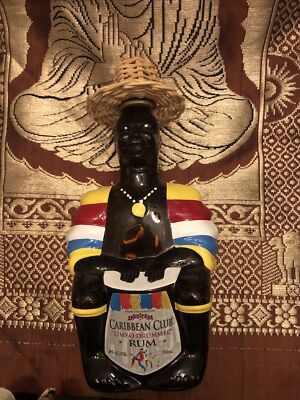 Angostura Caribbean Club EMPTY Limbo Drummer Rum Bottle 750 ml