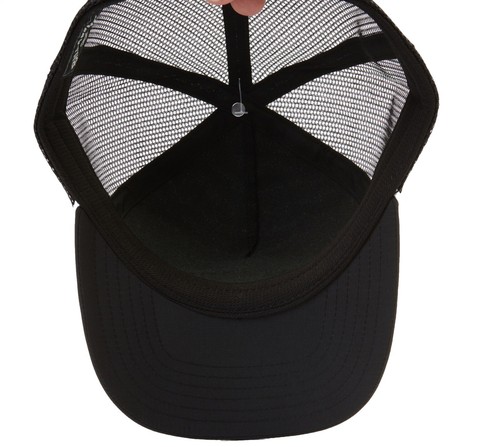 New Billabong Arch Team Mesh Back Curved Trucker Black One Size HTBBL-16 - Picture 2 of 2