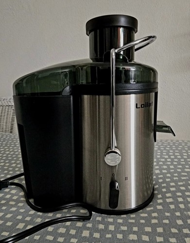 Qcen Spremiagrumi Macchina, 500W Estrattore Centrifugo Spremiagrumi con Bocca Larga 3” Alimentazione C - Foto 8 di 10