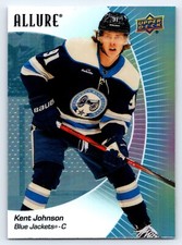 Kent Johnson 2023-24 Upper Deck Allure Hockey #99 Columbus Blue Jackets