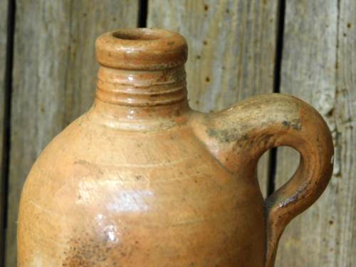 Antique 1800's German Nassau Selters Stoneware Clay Bottle Jug Salt Glazed - Picture 8 of 14