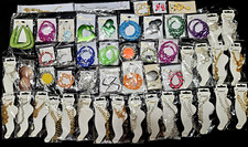 NEW - 51 pieces FASHION COSTUME JEWELRY Anklets and Earrings, Lot price
