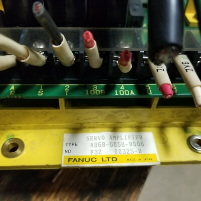 Fanuc A06B-6058-H006 Servo Amp with A02B-1003-0090-02 [07B] Top