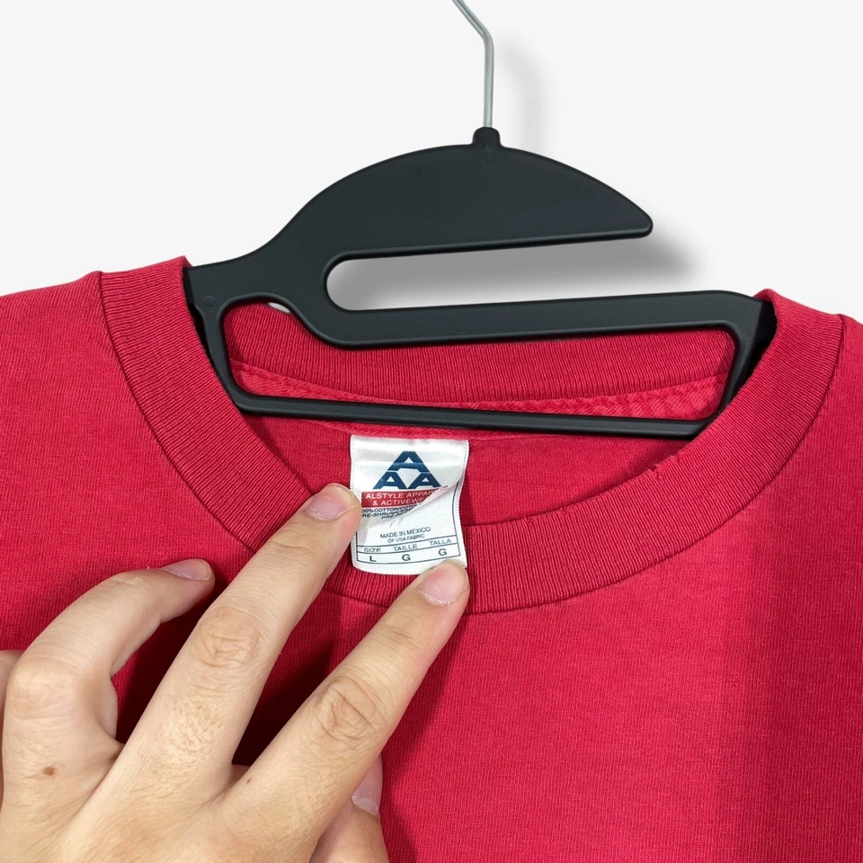 Camiseta Alstyle Orange County Choppers Para Hombre L Roja Y2K Motociclista Grunge Envejecida Foto 4 de 4