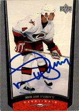 Nolan Pratt 1998-99 Upper Deck Auto RC #239 Carolina Hurricanes