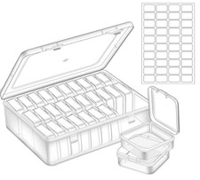 Caja organizadora de cuentas Organizadores de manualidades y almacenamiento