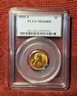 1955-S US Lincoln Small Cent PCGS MS66RD, Free Shipping