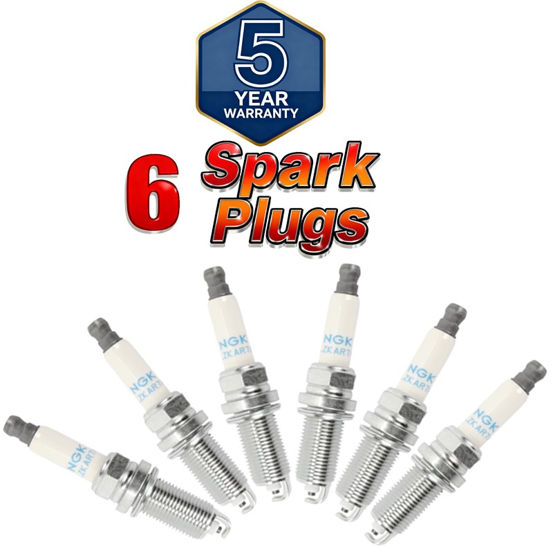 Set of 6 NGK 6799 for REA8MCX REA8MCL REA8MC REA6MC Spark Plugs LZKAR7A