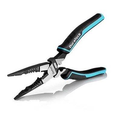  6-in-1 Needle Nose Pliers, 8.5'' Multipurpose Long Nose Pliers with Wire 