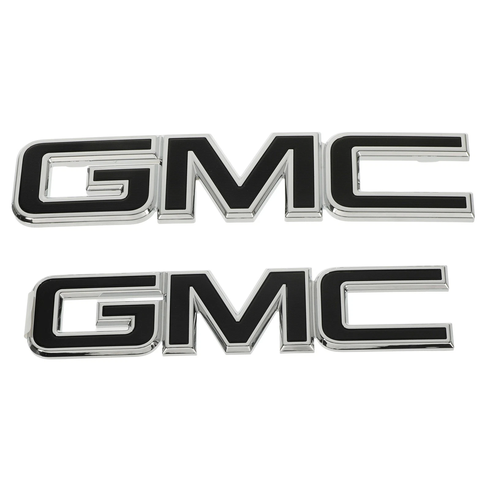 OEM NEW 2015-2021 GMC Canyon Grille and Tailgate Logo Emblem Set Black 84380554