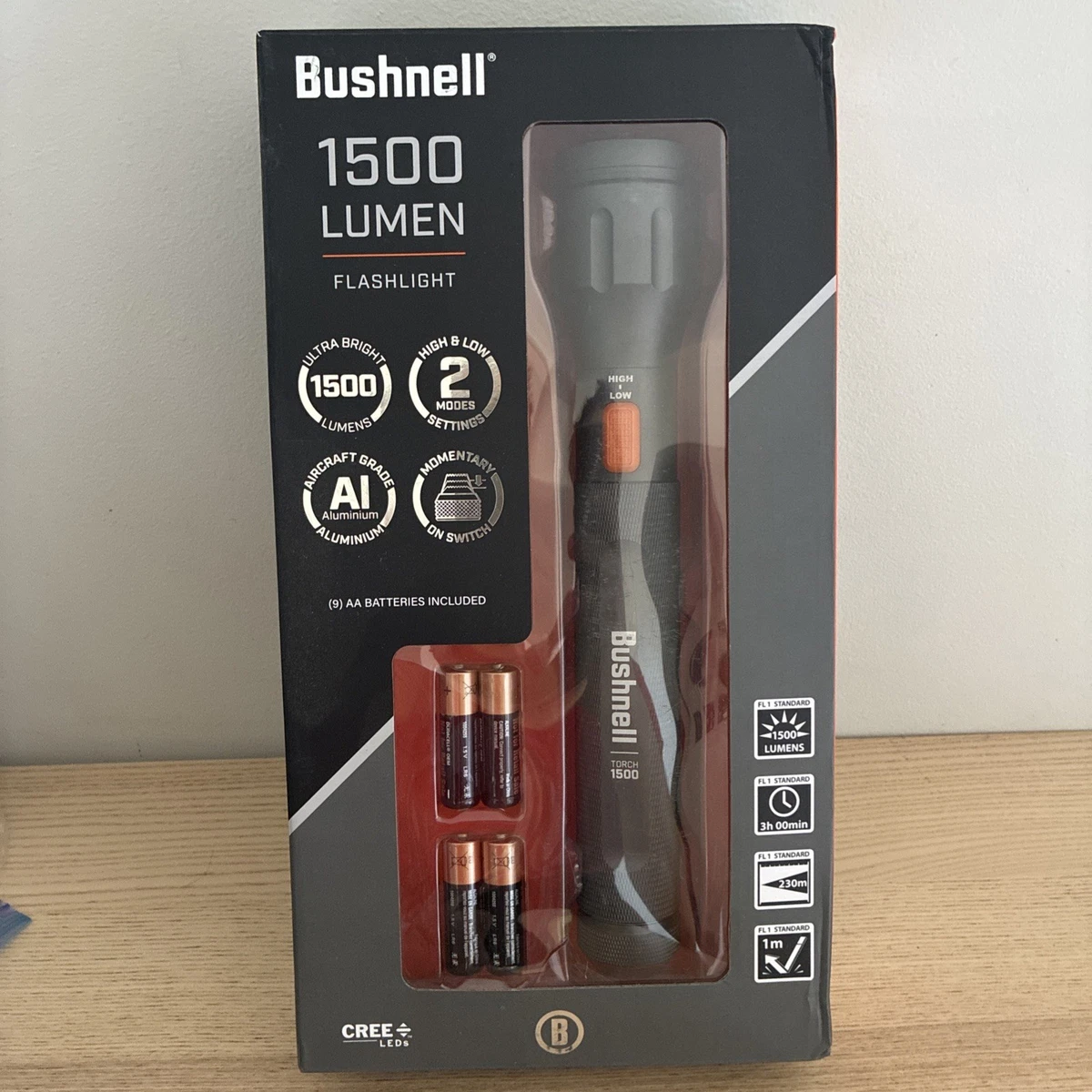 bushnell rechargeable flashlight 1500 lumens Bushnell Flashlights for Camping & Hiking for sale