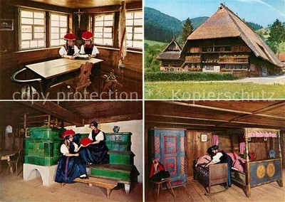 Gutach Black Forest Open Air Museum Vogtsbauernhof Bedroom Herrgottswinkel A