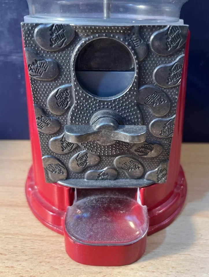 Jelly Belly 9" Gumball Máquina Dispensador de Caramelos Globo de Vidrio Base de Metal Foto 3 de 4