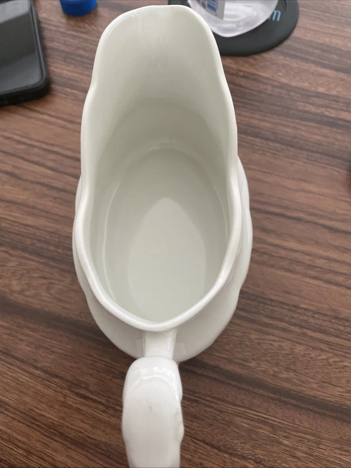 De Colección J & G Meakin Verde Floral Esterlina Colonial Inglés Ironstone Gravy Boat Foto 2 de 4