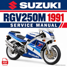 Suzuki RGV250M 1991 Service Manual PDF