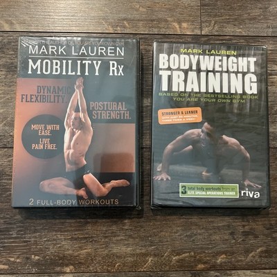 Mark Lauren Mobility RX and Bodyweight Training DVDs NEW