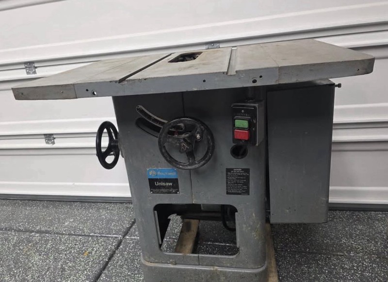 Rockwell 34-450 Unisaw 10" 230/460V, 7.4/3.7A, 60Hz