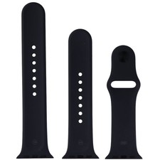 Apple Watch Sport Band 40mm for 40mm 38mm Cases with S/M M/L Strap - Black