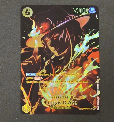 #ad Portgas D Ace Special Print Alt Art Exclusive Rare Mint Condition ✨ $449.00