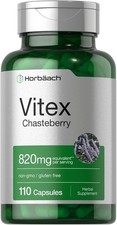 Horb ach Vitex Chasteberry 820Mg, 110 Capsules, Agnus-Castus Fruit, Non-Gmo