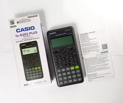 New Casio FX-82ES Plus Black 2nd Gen Scientific Calculator  w/Hard Case