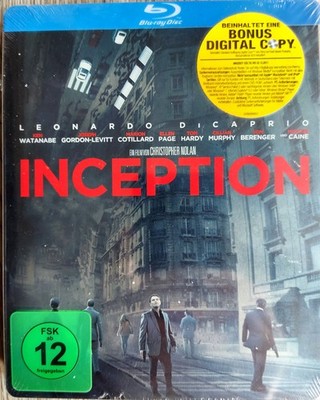 Inception Blu-ray Steelbook inkl. Digital Copy FSK 12 Christopher Nolan DiCaprio