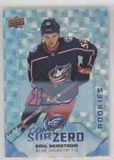 2019-20 Upper Deck Ice Subzero Rookies Blue Auto Emil Bemstrom #SZ-29 Auto 0tb