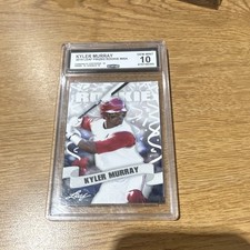Leaf 2019 Prized Rookies Kyler Murray #05A CSG 10 Rookie Insert Football Card. rookie card picture