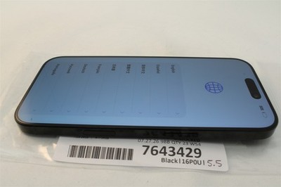 Apple iPhone 16 Pro 1TB Black - Unlocked AT&T T-Mobile Verizon 7643429