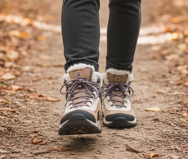 Merrell Women’s Winter Hiking Boots Size 8 Primaloft Waterproof Vibram Fur Lined - Image 3 of 4