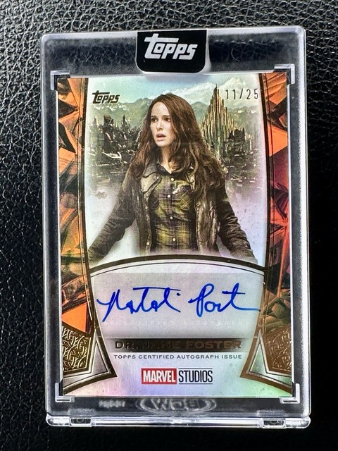 2025 Topps Marvel The Collector Dr. Jane Foster - Natalie Portman Auto /25 SSP