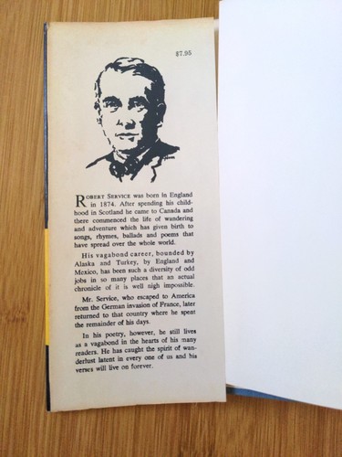 Vintage 1940 Hardcover The Collected Poems of Robert Service Dodd Mead HCDJ Poem - Picture 2 of 4